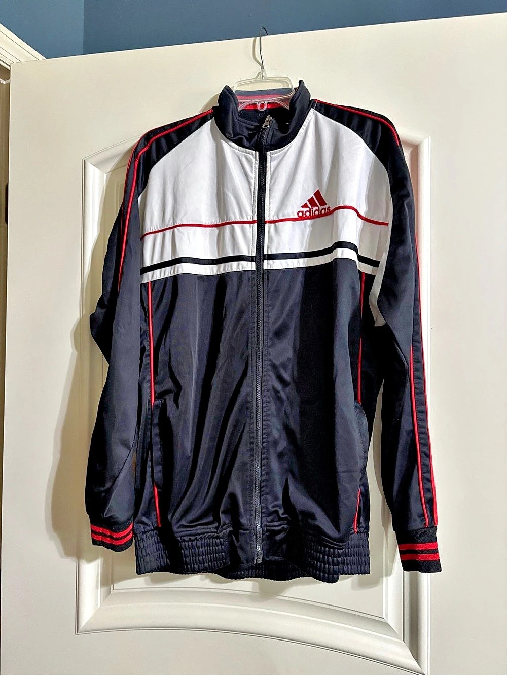 Vintage adidas Men's Color Block Track Jacket Size Large